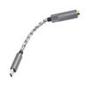 Type C To 4.4mm Headphone Jack Adapter Cable CX31993 Chip Cooperized Silver 384KHz 32bit Type C To 4.4mm Sound Adapter