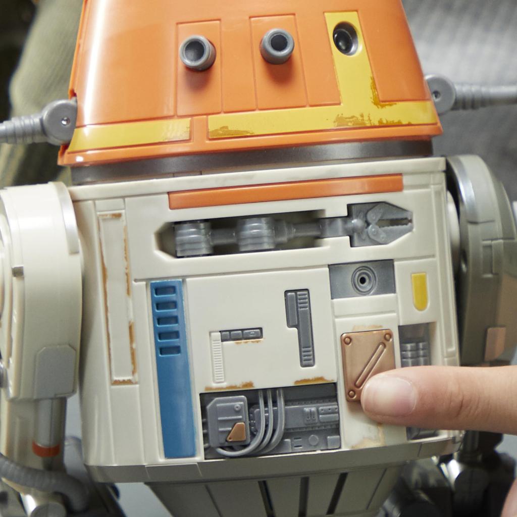 Hasbro Star Wars Ahsoka Chatterbuck Star Wars Animatrônico Mais de 40 Sons e Movimentos Interativos Star Wars Idades 4 e Autêntico Chopper, Brinquedo,