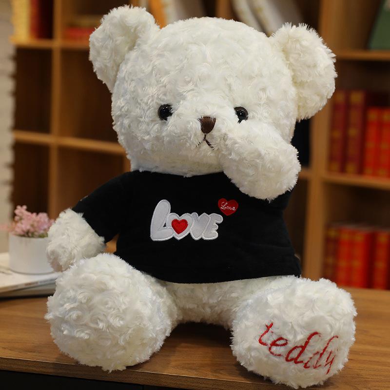 Clothes Teddy Bear Doll Plush Teddy Bear Sweater Hug Bear Doll Girl Soothing Ragdoll