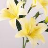 80cm Silk Lilium Brownii Flower Plastic Fake Flowers Artificial Flower Branch  Wedding Decor