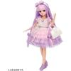Takara Tomy Licca-chan Dress Set Rainbow Curl Pink Outfit Dress-Up Toy for Kids 3 Years and Up