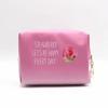 PU Waterproof Cosmetic Bag Creative Pink Strawberry Series Large Capacity Portable Toiletry Bag Travel Storage Bag Makeup Pouch