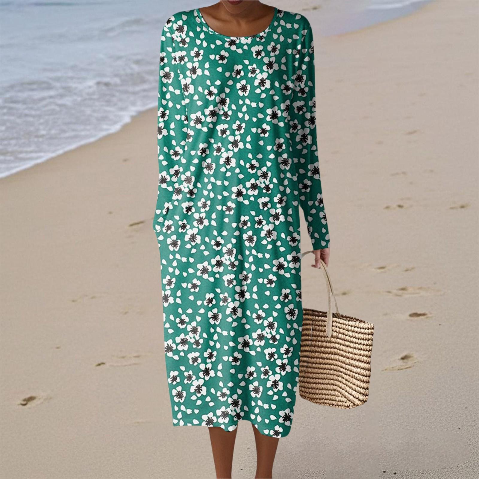 

Женское модное повседневное платье без рукавов с круглым вырезом, однотонное, элегантное, темпераментное XL зелёный