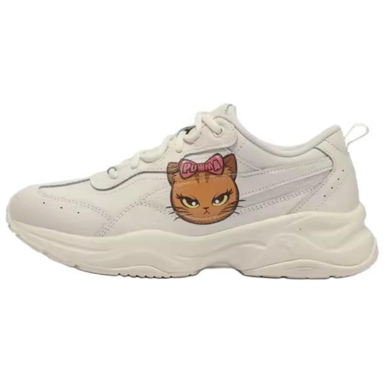 

Puma Cilia Bow Удобные Ретро Кроссовки с Низким Верхом для Повседневной Носки Женские кроссовки Бежевые 403077-01 37