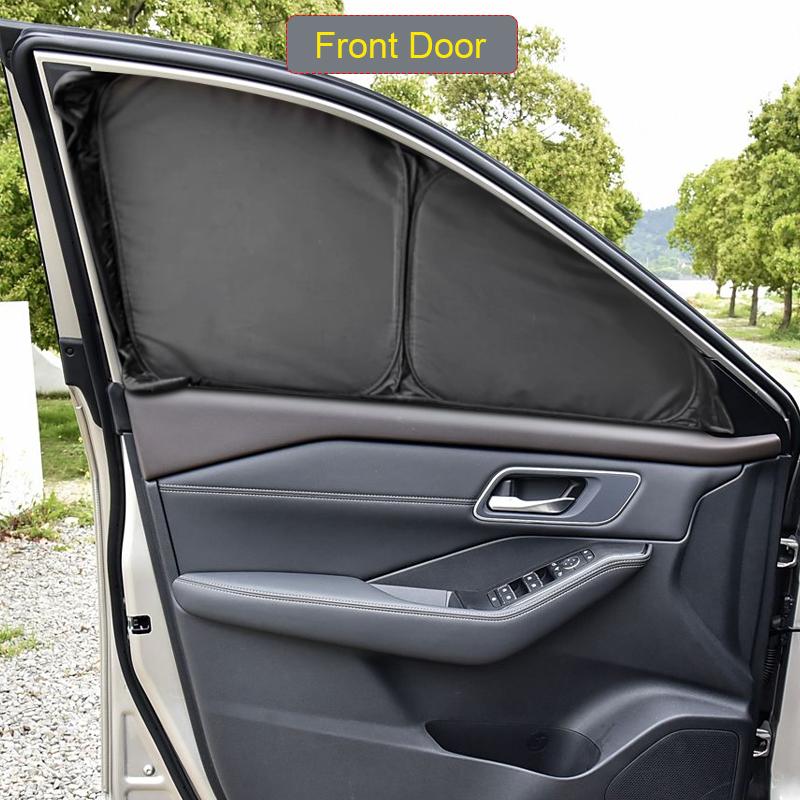 Car Black Windows Privacy Sunshade For NISSAN X-TRAIL ROUGE 2014-2026 Anti-UV Heat Insulation Protect Cover Interior Accessories