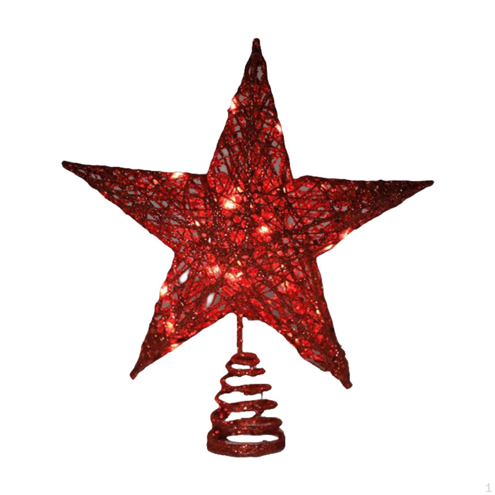 

Рождественская елка верхушка звезда световой реквизит романтический верхний свет для офиса красный