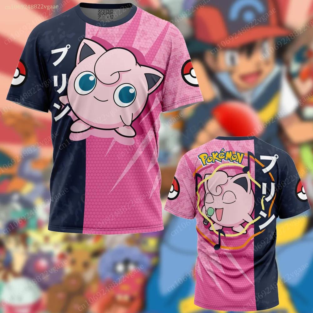 Summer Pikach T Shirt Kids  Pokemon Tshirt Girls Boys Short Sleeve Cartoon Tee Tops