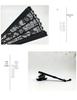 Classic Black Lace Cheongsam Folding Fan - Portable Chinese Style Summer Dance Fan for Ladies