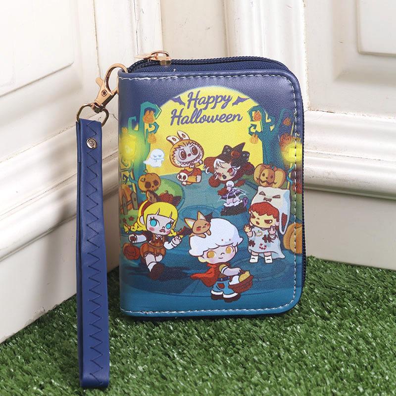 Cartoon Cute and Hot Labubu Male and Female Students Handheld Wallet