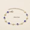 Daisy Eye Drip Oil Flower Bracelet Anklet - European & American Fashion Jewelry for Women