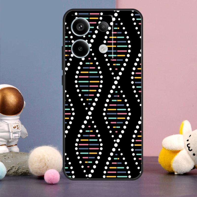 Retro DNA Science Illustration Case For Xiaomi Redmi Note 15 Pro Plus 10 11 12 13 14 Pro Redmi 15 15C 14C 10C 12C 13C Cover