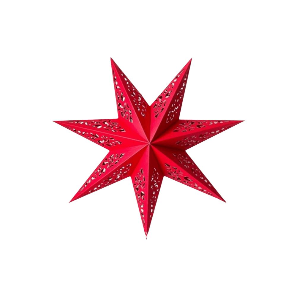 Hollow Out Christmas Hanging Decoration DIY Christmas Tree Ornament Paper Star Pendant Christmas