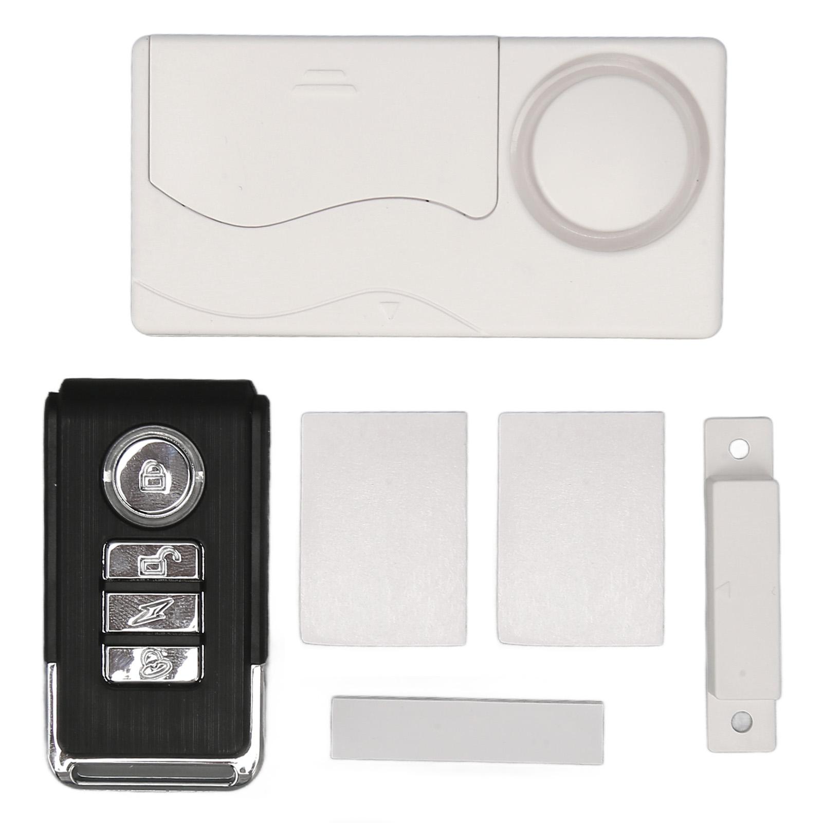 

Wireless Door Alarm Versatile 4 Modes 108 DB Multifunctional Window Open Alarms with Remote Control
