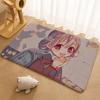 Animation Toilet-bound Hanako-kun Floor Mat Floor Mat Soft Flannel Non-Slip Door  Rug for Living Room