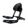 Motorcycle Rear Rack with Backrest | Sturdy Metal Frame, Slotted surface Surface, Cargo