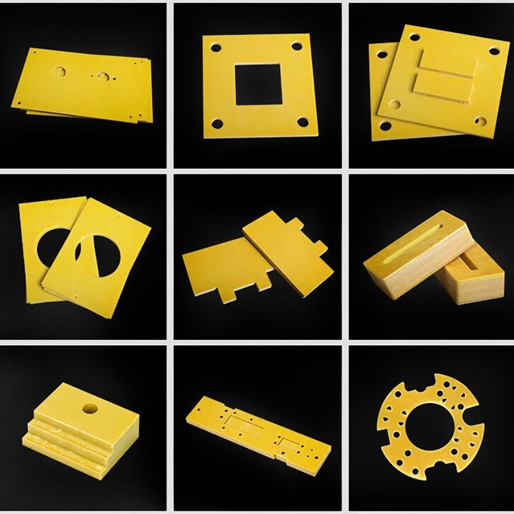 Hitzebeständige Epoxidplatte Gelbe Glasfaser-Isolierplatte Batterie