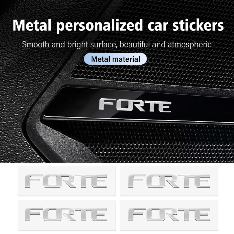 AABIU1 Metal Car Logo Sticker Car Door Window Wiper Stickers For KIA Cadenza Carens Carnival Cerato Ev6 FORTE K5 Sportage Rio Ceed Niro