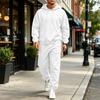 Men's Color Sweatsuit Trendy Casual Athletic Set for Spring and Fall