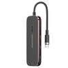 Adapter HUB 3xUSB + USB-C + HDMI USAMS Schwarz