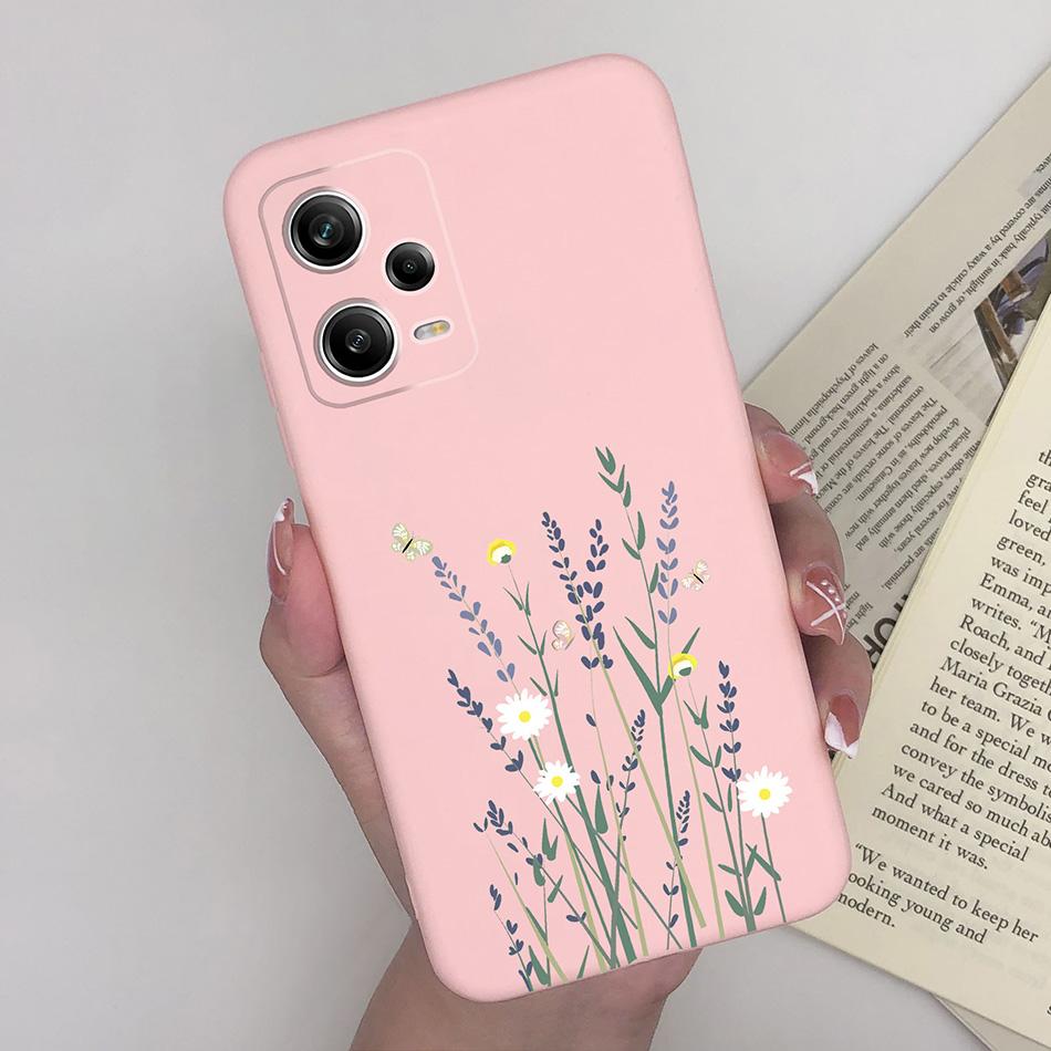For Xiaomi Redmi Note 12 Pro+ Plus 5G Phone Case Love Heart Girl Silicone Matte Shockproof Cover For Redmi 12Pro + Funda Bumper