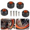 4Pcs Motorcycle Front&Rear Fork Wheels Frame Slider Crash Protector For KTM Duke RC 125 200 390