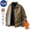 NASA MARVEL Herren Freizeitjacke aus Kunstwildleder