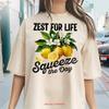 Lemon Fruit Zest Retro T Shirt Old School Fresh Farm Citron Top Vintage Lover Crew Neck Botanical Vintage
