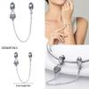 Genuine Copper Cute Claw Bone Maple Leaf Safety Chain Fit Original Bracelets Diy Jewelry Item Producing For Women Present