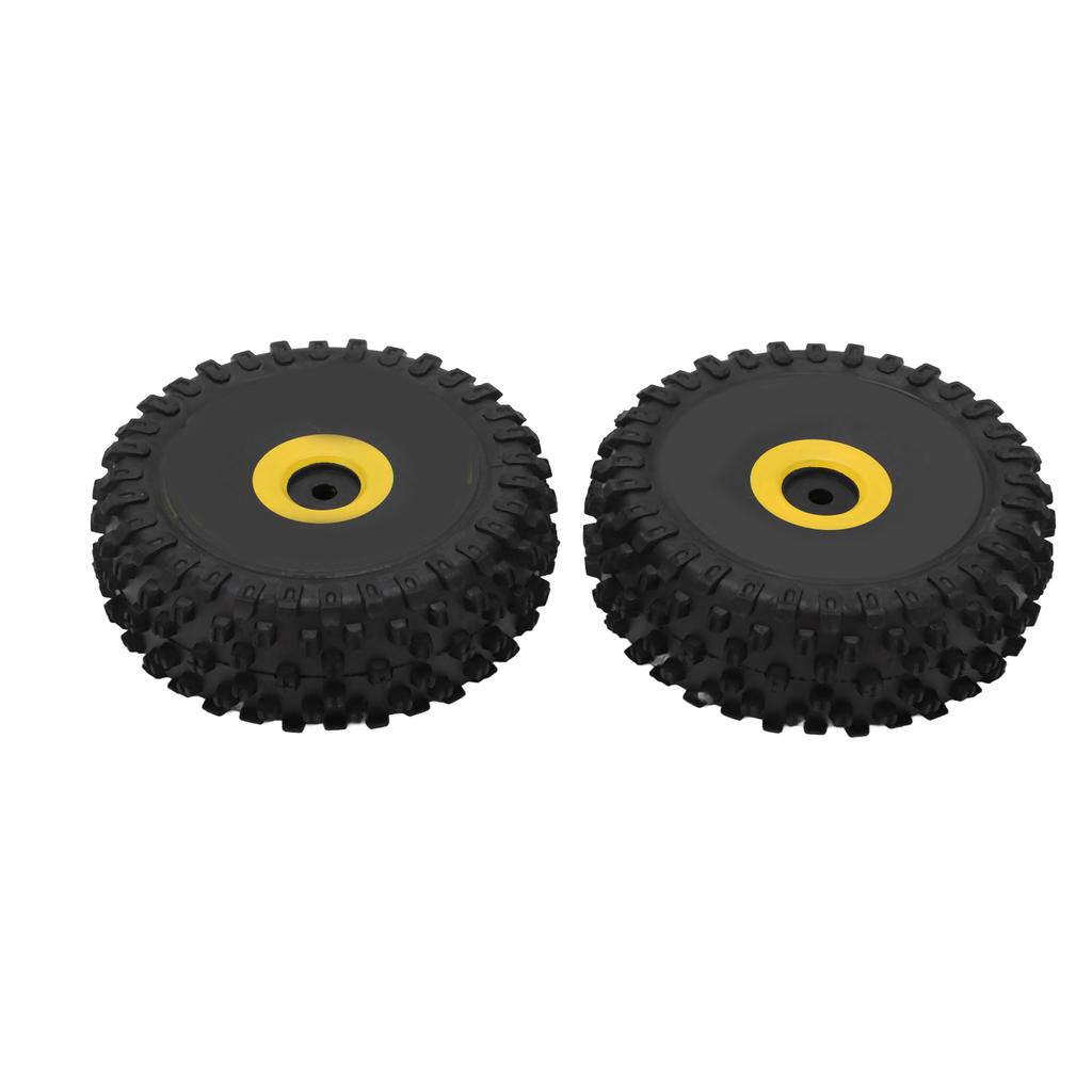 2Pcs RC Car Front Wheel and Tire RC Rubber Tires Plastic Wheel for WLtoys 144010 1 14 Remote Control Car