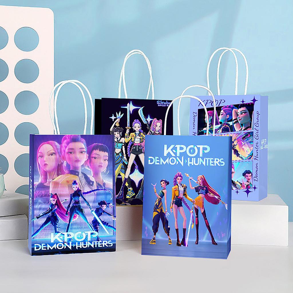 Party Gift Bags Party Supplies Cartoon Candy Bags, Tote Bags, Gift Bags For Kids Paper Packs Adults Birthday Party Decora