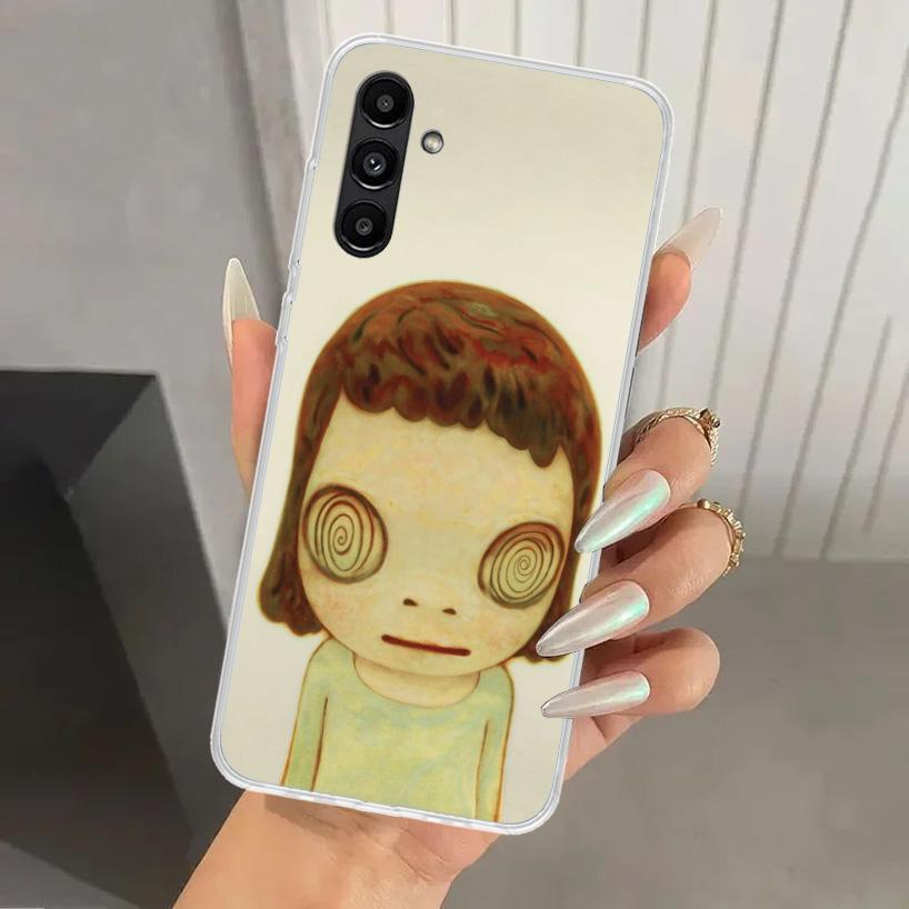 Y-Yoshitomo Nara Phone Case for Samsung Galaxy A17 A16 A37 A26 A36 A57 A56 A15 A25 A35 A55 A14 A24 A34 A54 A13 A23 A33 A53 Galax