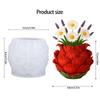 3D Petalage Embossing Silicone Candle Molds For Handmade Candle Cup Pen Container And Conrete Flowerpots Home Decoration