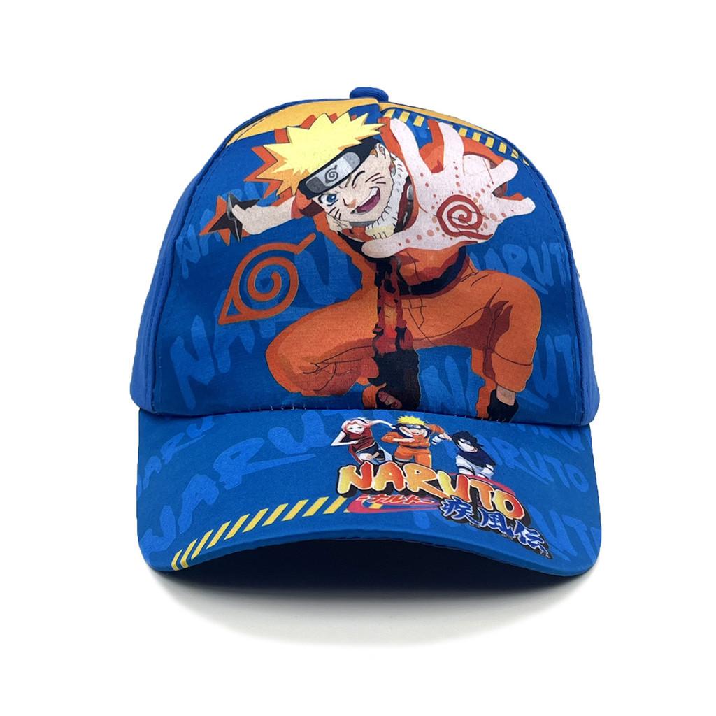 Naruto Pattern Kids Baseball Cap With Wide Brim Sun Protection For Summer Play