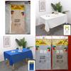 Peva Disposable Solid Color Tablecloth With Dustproof And Oilproof Features For Party And Home Use