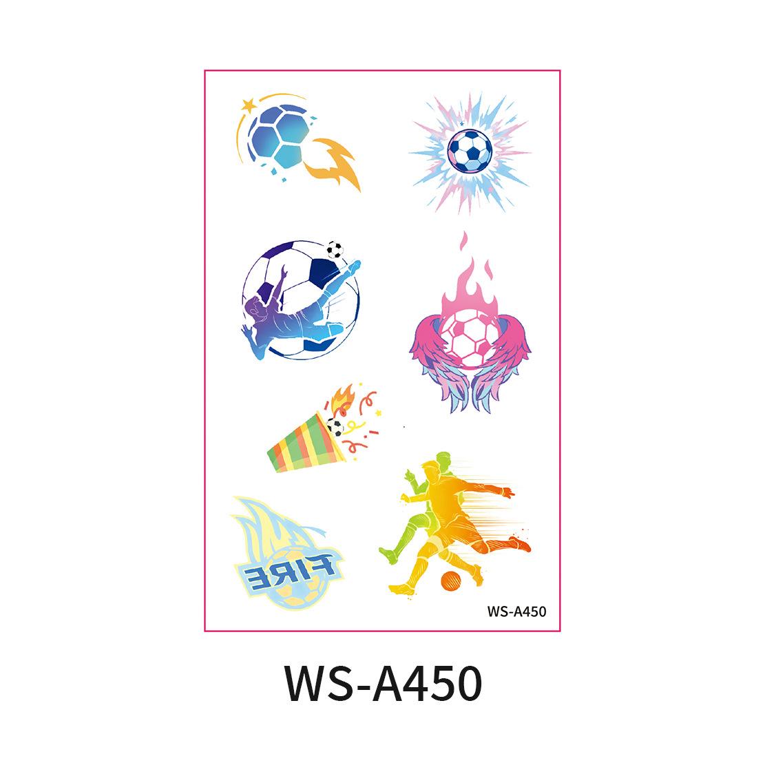 

World Cup Soccer Tattoo Stickers Matches Fans Sports Parties Parties Temporary Waterproof Stickers 120*76mm