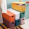 2 Pieces of Lid-sealed Storage Boxes for Home Desktop Miscellaneous Item Storage, Plastic Storage Bins
