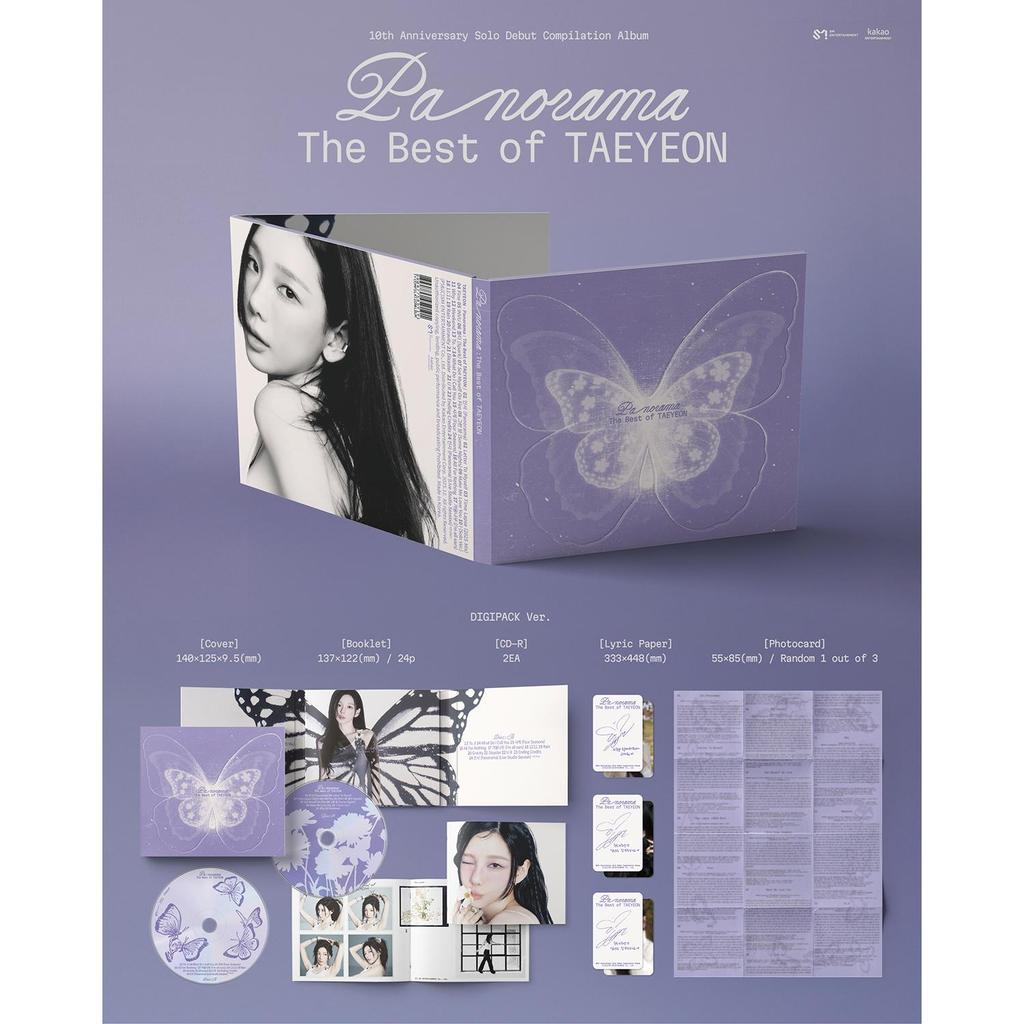 TAEYEON [Panorama : The Best of TAEYEON] 1. Derleme Albümü - (DIGIPACK Ver.)