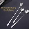 Stainless Steel Long Handle Stir Spoon Designed For Effortless Mixing In Cocktails And Teas