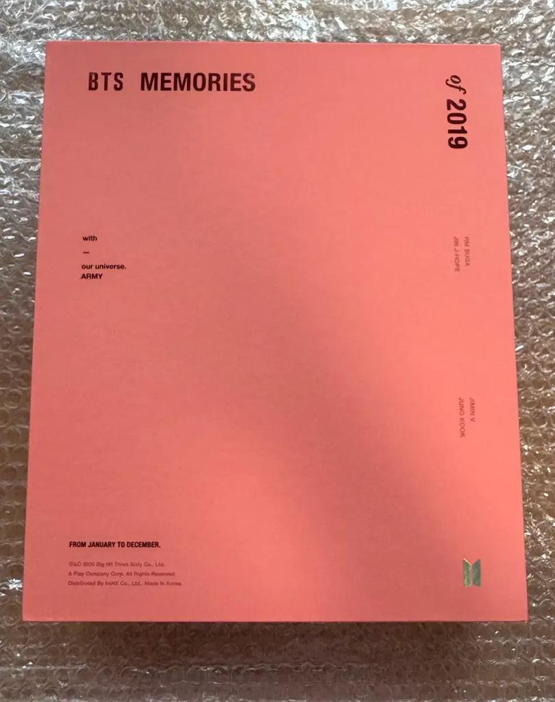 BTS (Unused) Bangtan Boys 2019 Memories DVD