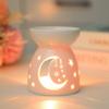 Creative Ceramic Candle Holders Hollow Essential Oil Burners Incense Lamps Candle Lamps Handicrafts