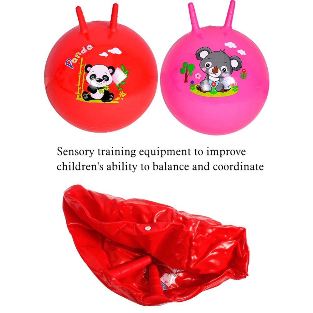 Bouncing Hopper Ball Inflatable Bounce Balls Toy Kids Bouncing Jumping Balls  Outdoor Yard Game