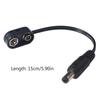 Battery Clip Converter Power Cable 9 Volt Power Eliminator Adapter Power Supply Cable Snap Connector Guitar Accessories