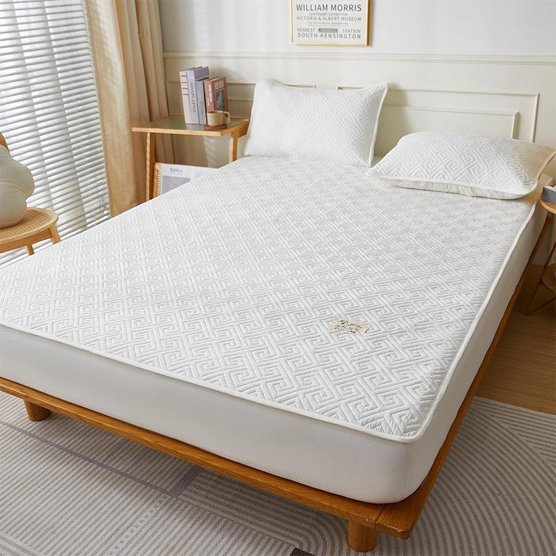 Soybean Cotton Padded Waterproof Bedspread Washable Cotton One-piece Simmons Mattress Dust-proof Protective Cover