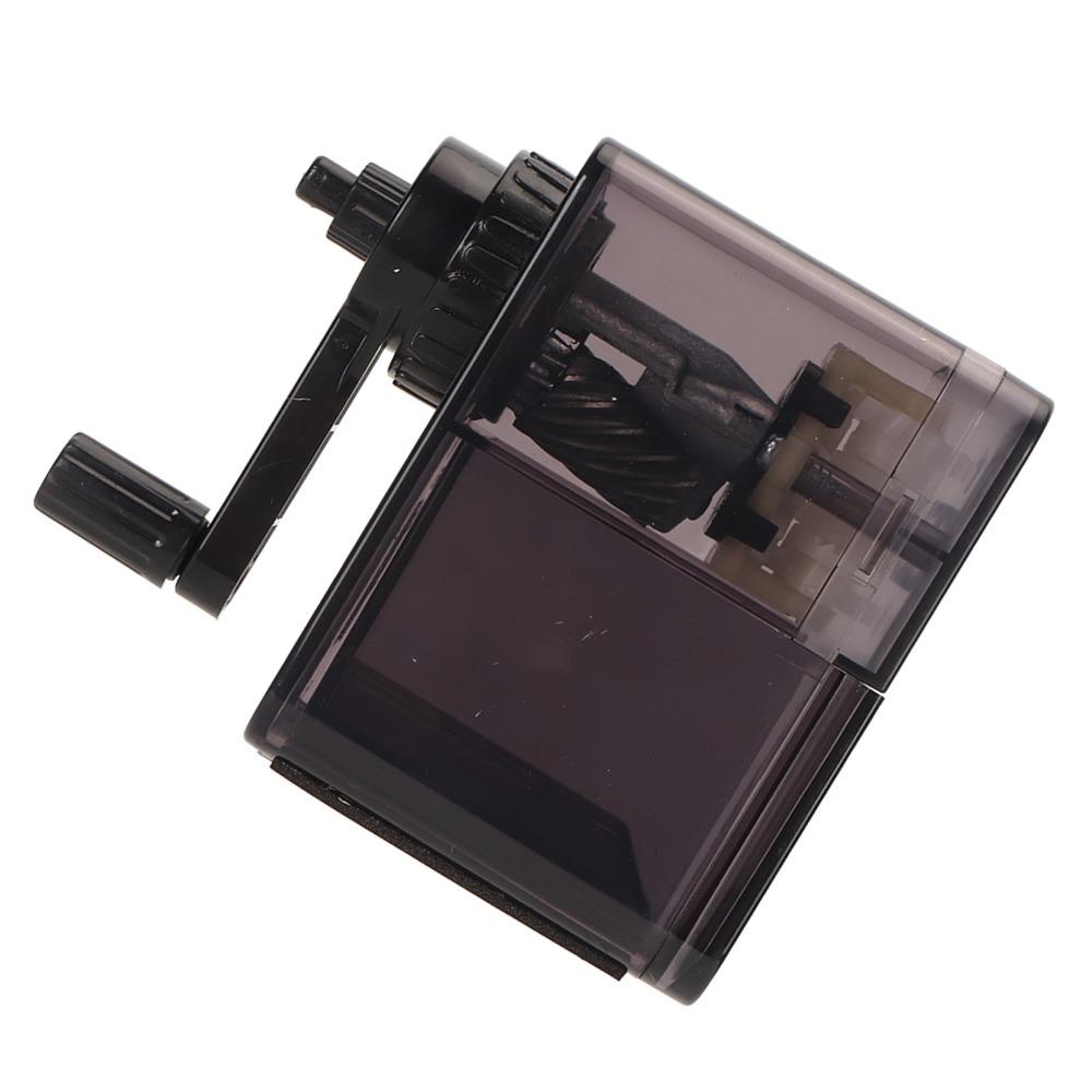 Transparent Black Sketch Pencil Sharpener Stronger Helical Blade Pencil Sharpener  Home Office