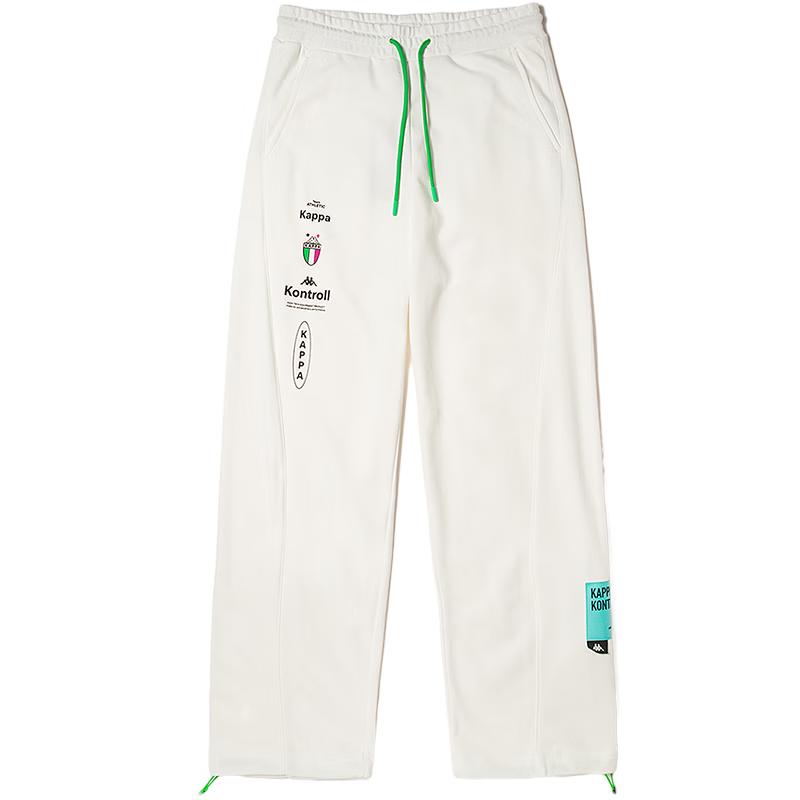 Kappa Women s Knit High-Waist Straight-Leg Sweatpants M