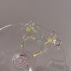 Fashion Elegant Crystal Flower Zircon Drop Earrings Women's Wedding Jewelry Party Gift Wholesale