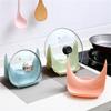 Kitchen Spoon Pot Lid Holder Stand Useful Household Plastic Storage Rack Pan Pot Lid Cover Stand Holder Shelf Rack Kitchen Tools