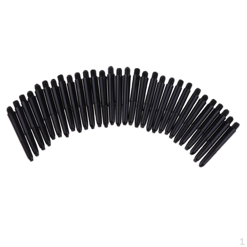 30 Pcs 35mm Plastic Thread Re-grooved Rods - 6 Colors