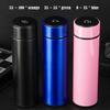 500ml Smarte Vakuumisolierte Edelstahl-Wasserflasche LED-Temperaturanzeige Auslaufsicher Tragbar für Zuhause, Reisen, Sport