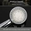 1pcRainfall Shower Head - Temperature Control, High-Pressure Water Saving, 7-Color Shower for Luxurious Bathroom SPA .